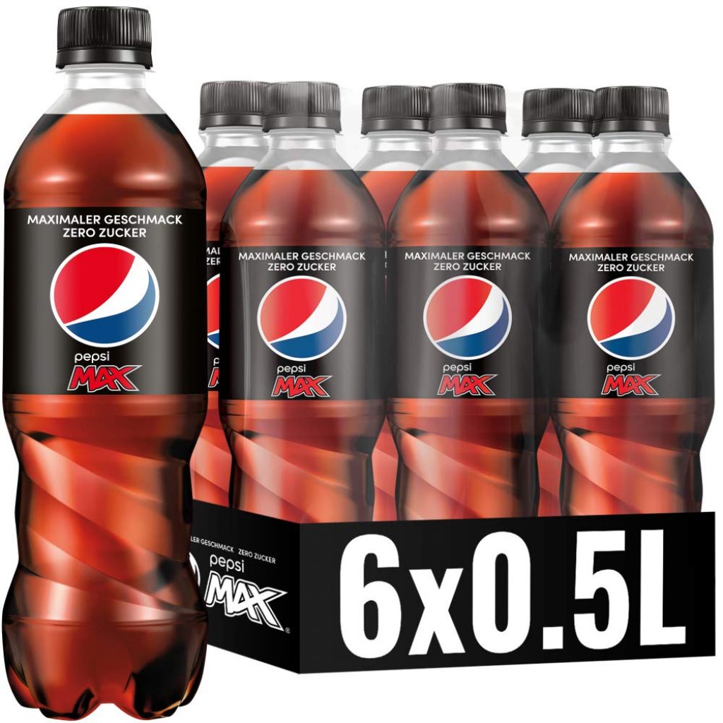 Pepsi Max 6er Pack 6 X 0 5l Ab 3 59 Zzgl 1 50 Pfand Inkl Prime