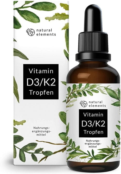 natural elements Vitamin D3 K2 Tropfen für 15 67 inkl Prime Versand