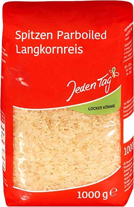 Jeden Tag Parboiled Langkorn Spitzenreis 1000g für 1 56 inkl Prime