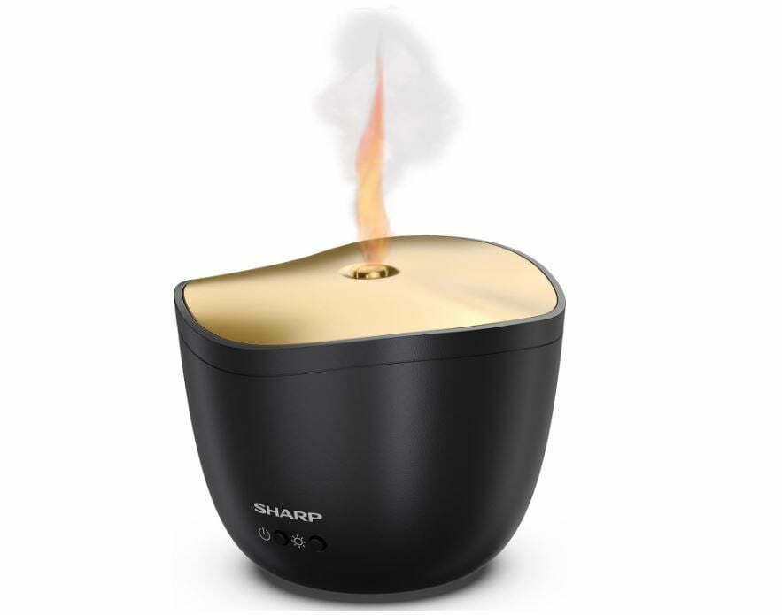 Sharp Aroma Ultraschall Diffuser Zerst Uber Mit Kerzenlicht Effekt F R