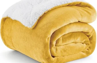 Bedsure Sherpa Decke in Gelb (130x150 cm) ab 11,29 € inkl. Prime Versand (statt 16,14 €)