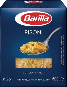 Barilla Hartweizen Pasta Risoni N. 26 – 1Er Pack 1X500G