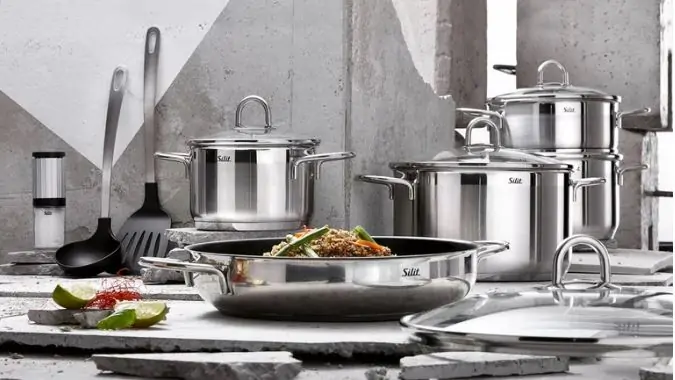 SILIT Topfset „Diamant“ (9-teilig, aus Edelstahl) für 91,94€ inkl. Versand statt 152,95€