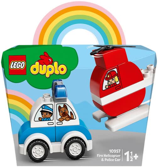 Lego Duplo Mein Erster Feuerwehrhubschrauber Und Mein Erstes Polizeiauto 10957 1