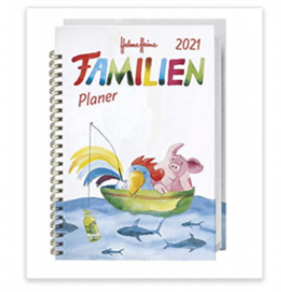 Helme Heine Familienplaner Buch A5 Kalender 2021 Kalender für 2,14