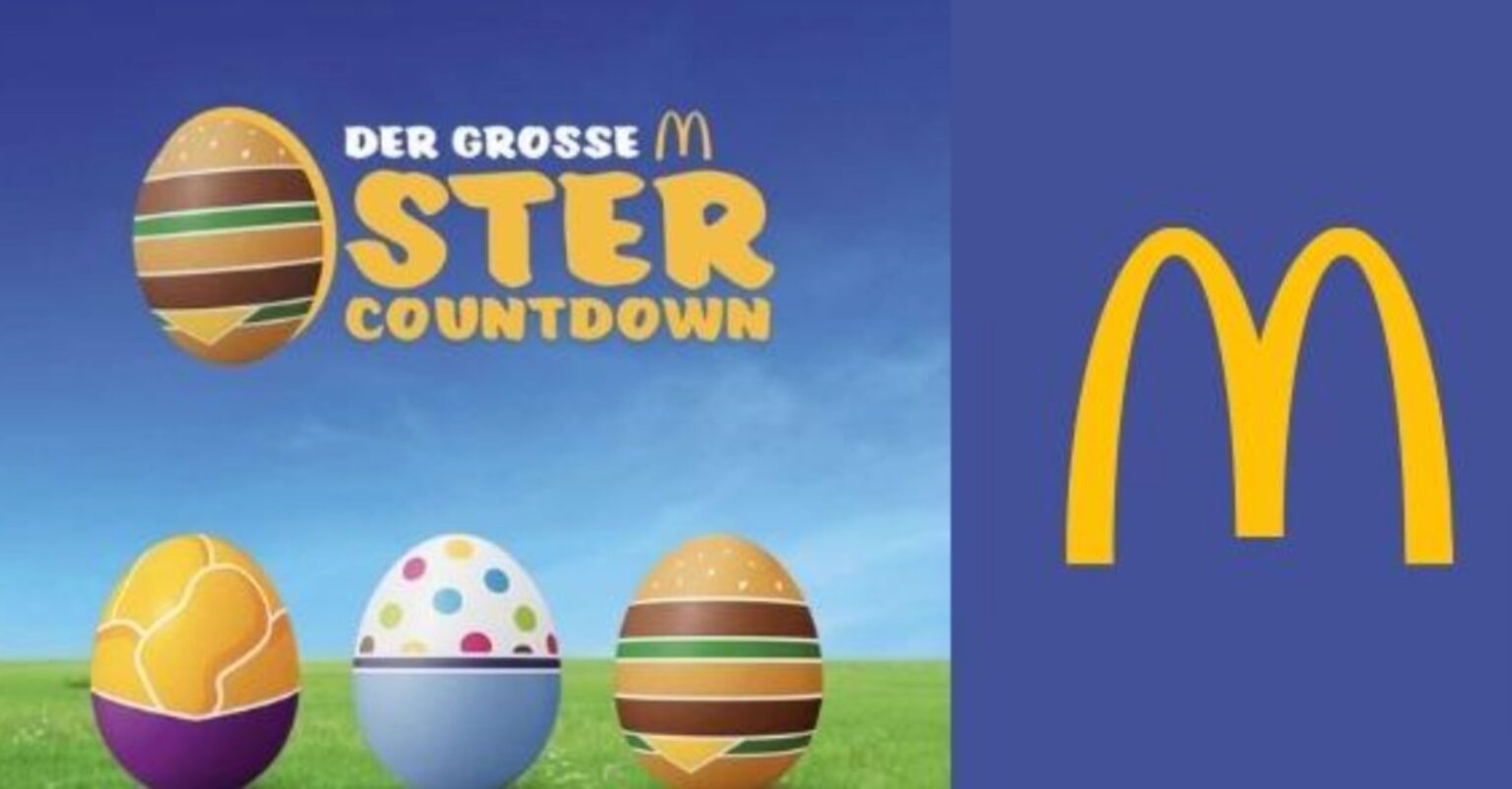 Mc Donalds �� Ostercountdown vom 23.03.2023 - 16.04.2023