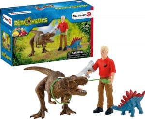 Schleich 41465 Dinosaurs Spielset Tyrannosaurus Rex Angriff