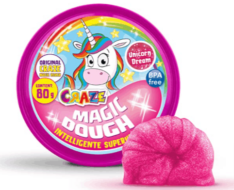 Craze Superknete Für Kinder Magic Dough Intelligente Knete Einhorn 80G In Dose 