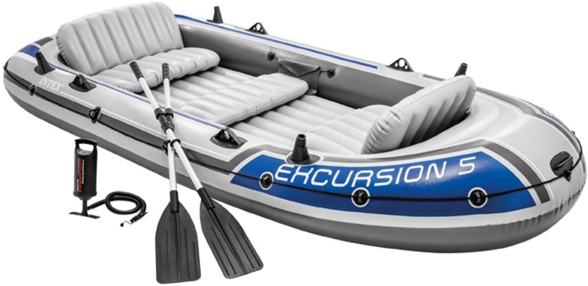 Intex Excursion 5 Set Schlauchboot (366 X 168 X 43 Cm - 4-teilig) Für 