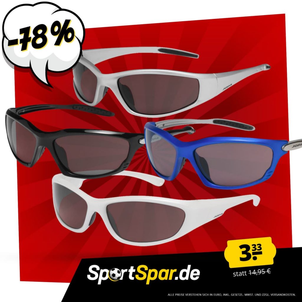 Jopa Claw Sonnenbrille (16 Styles) für je 3,33 € zzgl. 3,95 € Versand 😎 🕶️ 😎