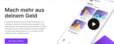 Vivid: Kostenloses Girokonto (inkl. Visa Debitkarte) 100,00 € Bonus für Neukunden + optionaler Metall Visa Debit Karte, ApplePay + z.B. Bis zu 25% Cashback auf viele Käufe