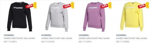 Hummel Naomi HML Sweatshirt (6 Farben, Gr. XS bis XL) ab je 17,09 € zzgl. 3,90 € Versand (stattb 31,41 €)