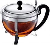Bodum Chambord – Teebereiter mit Edelstahlfilter und Edelstahldeckel, 1.3 l für 34,99 € (statt 58,55 €)