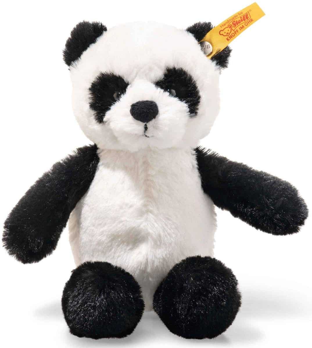 Steiff 75810 Soft Cuddly Friends Ming Panda, schwarz/weiß für 12,79 € (Prime) statt 17,92 €