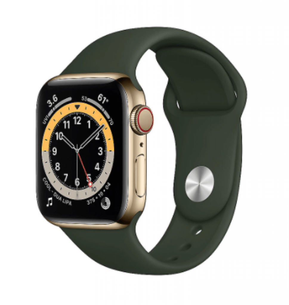 apple watch series 6 40 mm edelstahlgehäuse gold