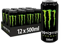 Monster Energy 12x500 ml Einweg Dose mit klassischem Energy Geschmack Amazon.de Lebensmittel