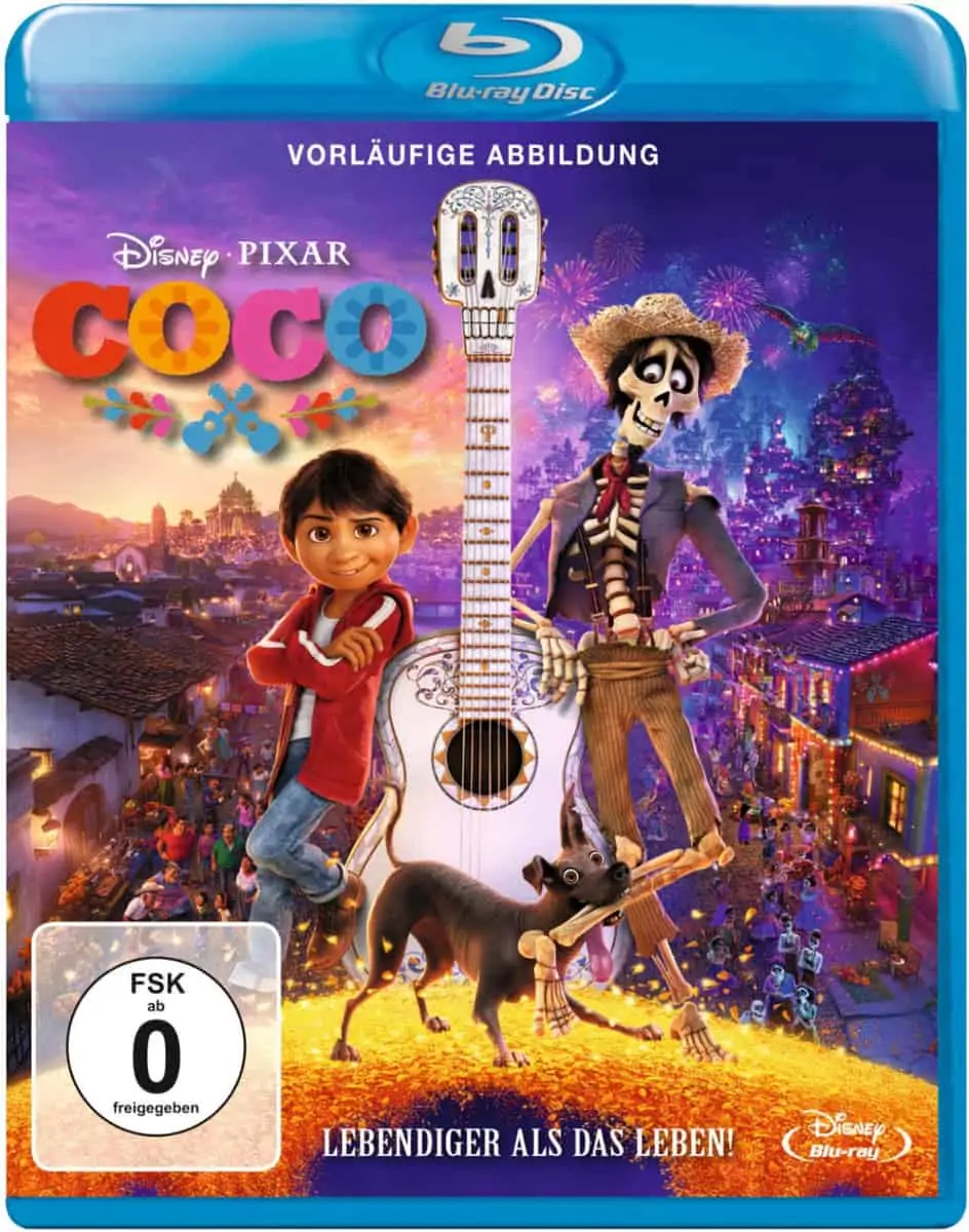 Coco – Lebendiger als das Leben! [Blu-ray] für 4,69 € [Prime] statt 11,28 €