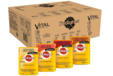 Pedigree Vital Protection Hundenassfutter im Beutel – Hundefutter in Sauce mit Huhn Rind Lamm T