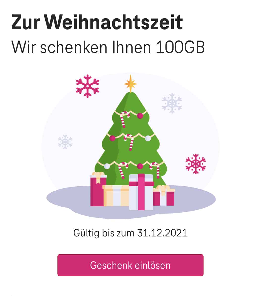 Telekom: 100 GB Gratis für alle Magenta Kunden