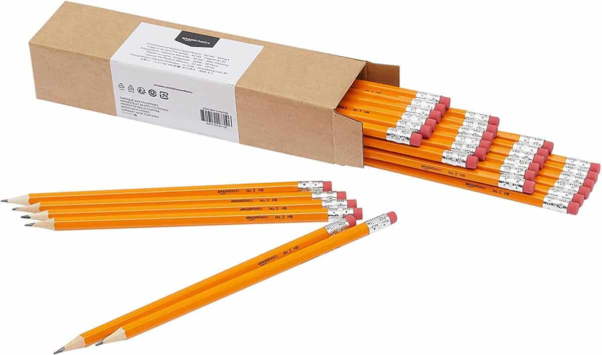 Amazon Basics - Holzgefasste Bleistifte, HB, vorgespitzt im 30er-Pack - für 4,50 € [Prime] statt 5,84 €