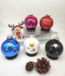 JP Handmade personalisiert Weihnachtsbaumkugel mit Namen