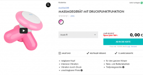 Massagegerät mit Druckpunktfunktion & 6 Gratisartikel für 0 € (MBW 29,95 €) 🍨
