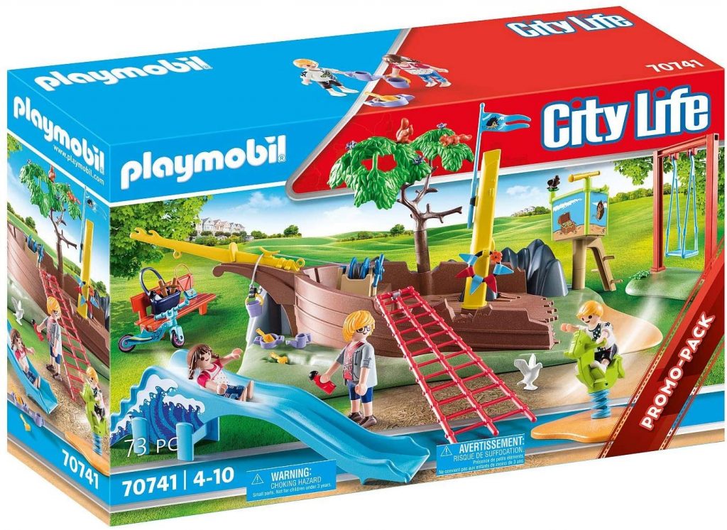 PLAYMOBIL City Life 70741 Abenteuerspielplatz mit Schiffswrack
