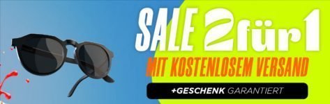 Hawkers: 2 Sonnenbrillen kaufen und nur 1 zahlen + Gratis Versand