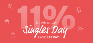 Tchibo Singles Day: 11 % Extra auf Sale-Artikel