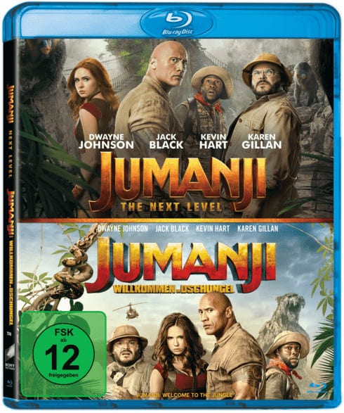 Jumanji: The Next Level / Jumanji: Willkommen im Dschungel - Blu-ray - für 8,97 € [Prime] statt 14,49 €