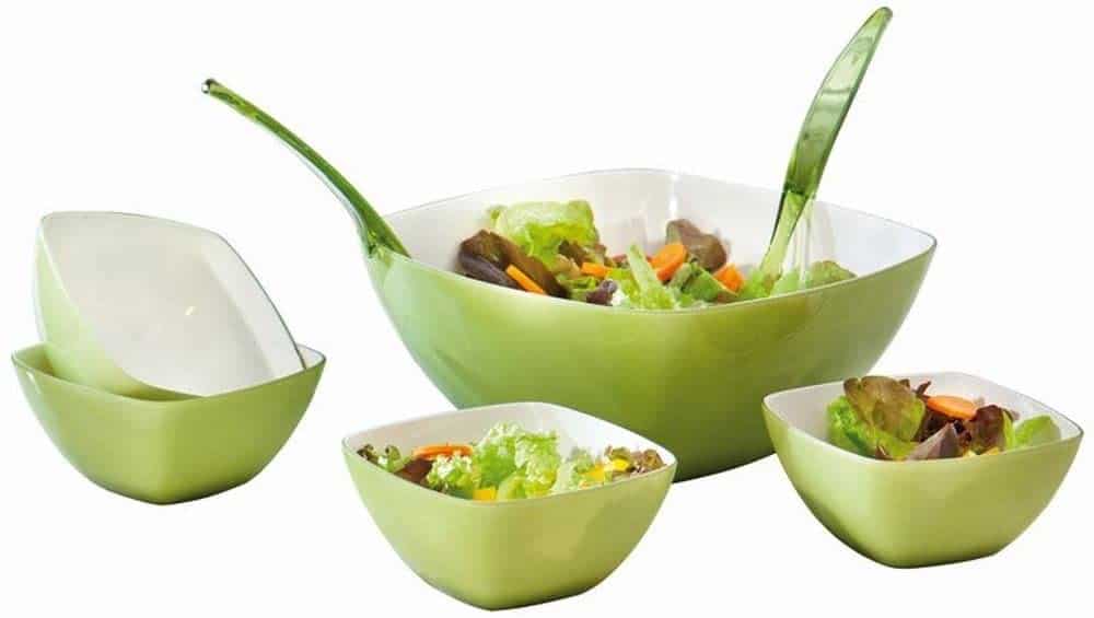 Emsa Salatschalen-Set/Salatschüssel-Set mit Salatbesteck - für 10,43 € [Prime] statt 16,16 €
