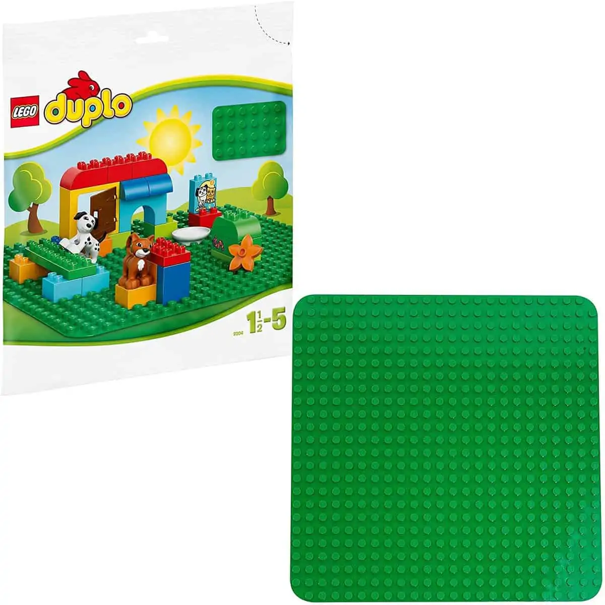 LEGO (2304) DUPLO Classic Große Bauplatte, grün für 9,49 € [Prime] statt 12,28 €
