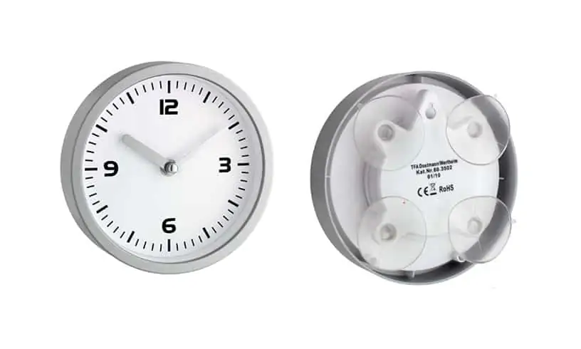 TFA Dostmann Badezimmeruhr (Quarzuhr mit 4 Saugnäpfe) für 5,94 € [Prime] statt 10,93 €