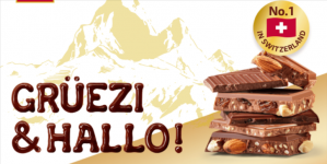 Gratis Schoki 😋 Milk Crunchy Almond, 180 g Probiertafel