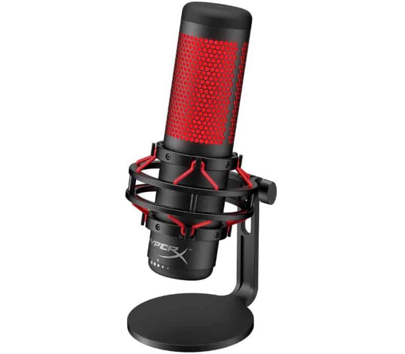 HYPERX QuadCast Desktop-Mikrofon, Rot/Schwarz - für 85,00 € inkl. Versand statt 118,39 €