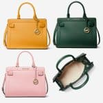 MICHAEL KORS Henkeltasche Rayne Medium aus Saffianleder – für 158,00 € inkl. Versand statt 395,00 €