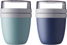 Mepal – 2 x Lunchpot Ellipse – Nordic green + Nordic denim – praktischer Müslibecher für 13,58 € inkl. Prime-Versand