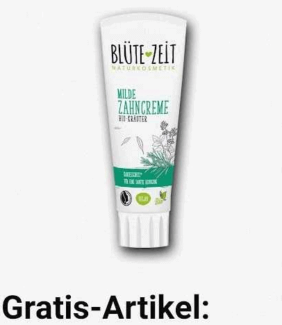 Gratis „Blütezeit Zahngel Kräuter 75 ml“ (Netto MD-Adventskalender in der App)