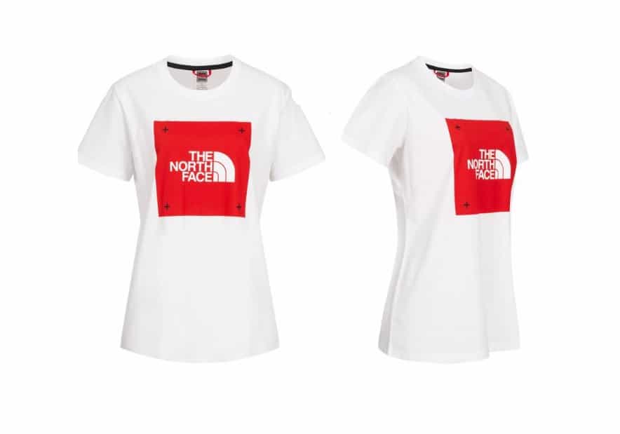 The North Face Boyfriend Box Damen T-Shirt in weiß (Gr. XS bis XL) - für 20,94 € inkl. Versand statt 30,44 €