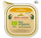 almo nature Bio Organic Maintenance Komplett Nassfutter für Hunde mit Huhn, 32er Pack (32 x 100 g) für 7,64 € (Prime)