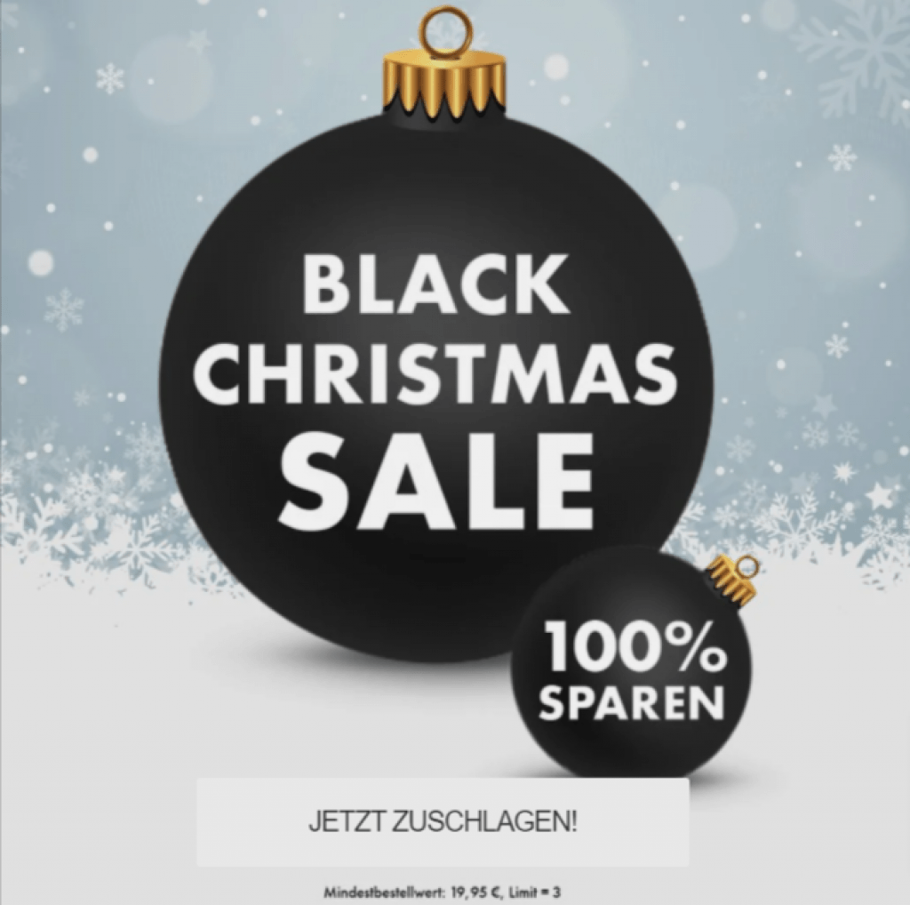 Black Christmas Sale