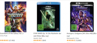 3 für 2 auf Marvel & Star Wars Filme
