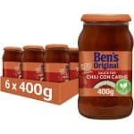 Ben’s Original Sauce Chili con Carne 6 Gläser (6 x 400g) für 6,97 € inkl. Prime-Versand