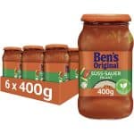 Ben’s Original Sauce Süß-Sauer Pikant 6 Gläser (6 x 400 g) für 6,97 € inkl. Prime-Versand