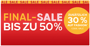 Galeria Sale bis zu 50 % Rabatt & zusätzlich 30% auf Fashion