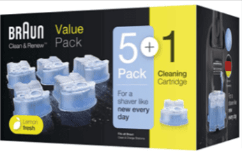 6er Pack Braun Clean & Renew Reinigungskartuschen ab 16,24 € (Prime)