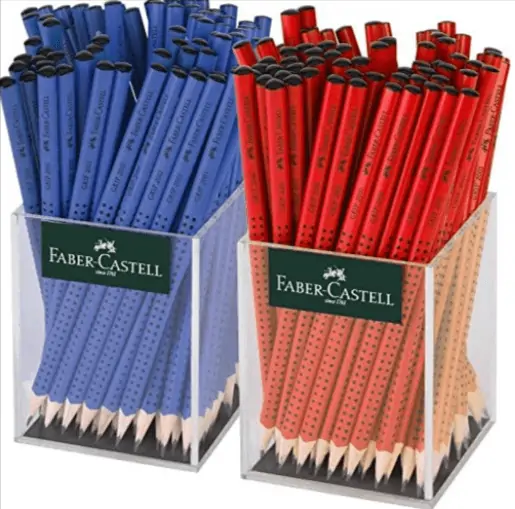 Preisfehler: 144 Faber-Castell 117065 Bleistifte GRIP 2001 rot/blau, im Kücher für 9,94 € inkl. Versand statt 114,00 €