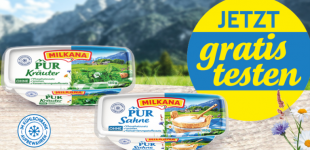 Gratis testen: Milkana Pur verschiedene Sorten