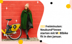 Gratis: nextbike 222 Freiminuten für Leihräder bundesweit für MOBIbike-Neukunden