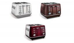 Morphy Richards Evoke 4-Scheiben-Toaster (3 Farben, 1800W, 7 Bräunungsstufen, Auftau- & Aufwärmfunktion, auziehbare Krümelschublade) – für 53,89 € inkl. Versand statt 84,36 €